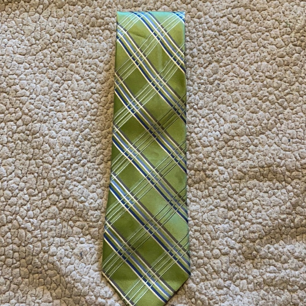 Michael Kors light green and blue tie
